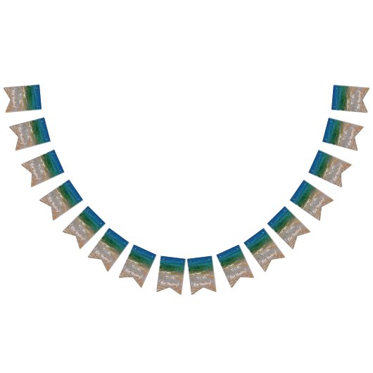 祝の50歳の誕生日パーティー国旗の旗 バンティングフラッグ (全)