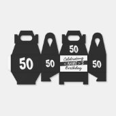 祝の50誕生日名の追加お気に入りボックス フェイバーボックス (折り畳みなし)