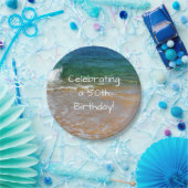 祝の50th Birthday Partyプレート ペーパープレート (パーティー)