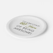 〜祝の60年素晴らし間 ペーパープレート (アングル)