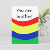 祝の，招待，すべての行事 招待状 (スタンド正面)