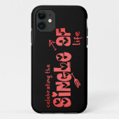 祝のAFライフ独身のシングルおもしろい Case-Mate iPhoneケース (裏面)
