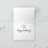 祝のYOU誕生日カード カード (内部)