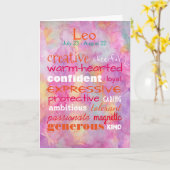 祝はレオ誕生日だ カード (黄色い花)