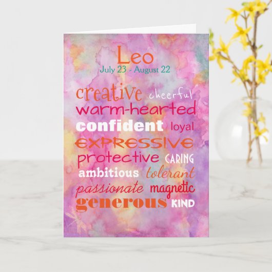 祝はレオ誕生日だ カード (黄色い花)