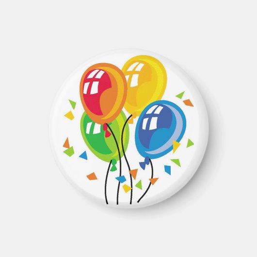 祝またはハッピーバースデーマグネット – お客様が決定 マグネット (正面)