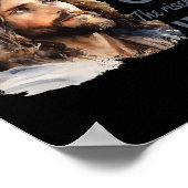 祝イースター・イエス王はクリスチャンを復活させる ポスター (角)