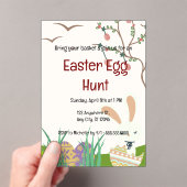 祝イースター：喜びと再生の日 アクリル招待状 (インサイチュ (ポータブル))