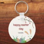 祝イースター：喜びと再生の日 キーホルダー (正面)
