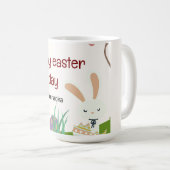 祝イースター：喜びと再生の日 コーヒーマグカップ (正面右)
