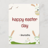 祝イースター：喜びと再生の日 シーズンポストカード (正面)