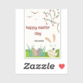 祝イースター：喜びと再生の日 シール (シート)