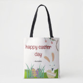 祝イースター：喜びと再生の日 トートバッグ (正面)