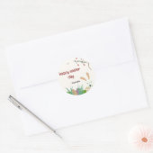 祝イースター：喜びと再生の日 ラウンドシール (封筒)