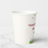祝イースター：喜びと再生の日 紙コップ (右)