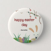 祝イースター：喜びと再生の日 缶バッジ (正面)