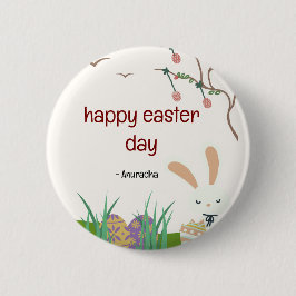 祝イースター：喜びと再生の日 缶バッジ