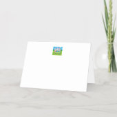 祝カラフル復活祭 箔グリーティングカード (裏面)