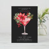 祝クリスマス・カクテルパーティー 招待状 (スタンド正面)