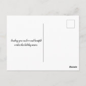 祝ザホリデーズ雪だるま ポストカード (裏面)