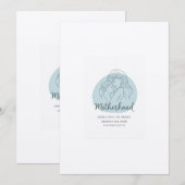 祝シンプル 招待状 (正面/裏面)