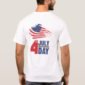 祝スタイルの自由:7月4日 Tシャツ (裏面)