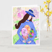 祝スタイルリー・マリーのクリエイティブデザイン カード (黄色い花)