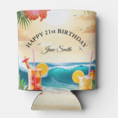 祝スタイル21歳カスタム誕生日 缶クーラー (裏面)