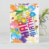 "祝スタイル:ハッピーバースデーはがき" シーズンカード (スタンド正面)