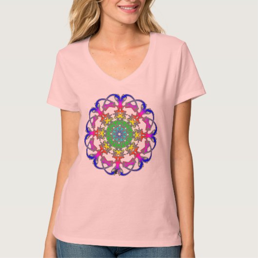 祝スペクトル記号 Tシャツ (正面)