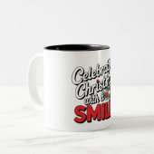 祝スマイル ツートーンマグカップ (正面左)