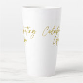 祝ズライフ高ラテマグカップ カフェラテマグ (正面)