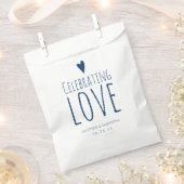 祝ズラブズ結婚キャンディバービュッフェ フェイバーバッグ (クリップ留めされた状態)