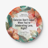 ❤️祝ズラブハイビスカスセレナーデパラダイス ペーパープレート (正面)