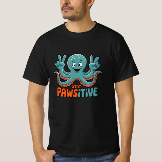 祝デザイン付き海予測できな生 Tシャツ (正面)