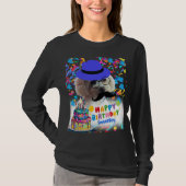 祝ハッピーバースデープードルTシャツ Tシャツ (正面)