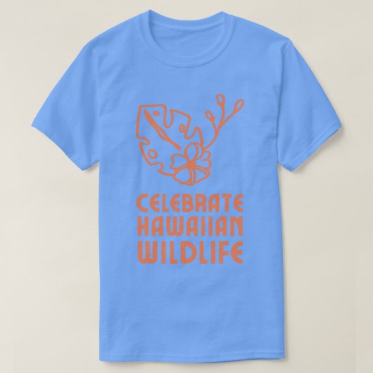 祝ハワイアンワイルドライフTシャツ Tシャツ (デザイン正面)