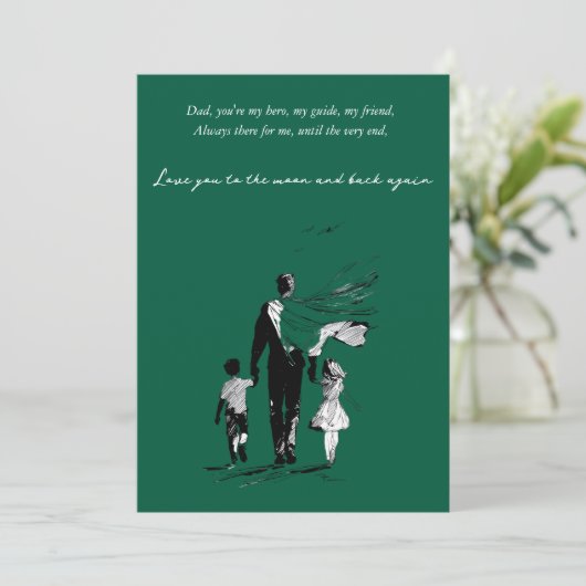 祝パパスタイル 招待状 (スタンド正面)