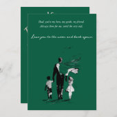 祝パパスタイル 招待状 (正面/裏面)