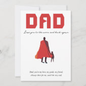 祝パパスタイル 招待状 (正面)