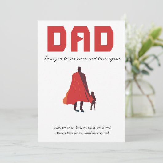 祝パパスタイル 招待状 (スタンド正面)