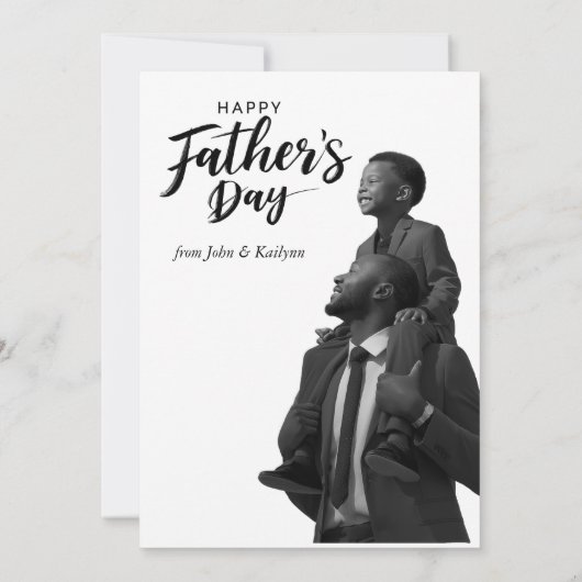 祝パパスタイル 招待状 (裏面)