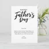 祝パパスタイル 招待状 (スタンド正面)