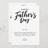 祝パパスタイル 招待状 (正面/裏面)