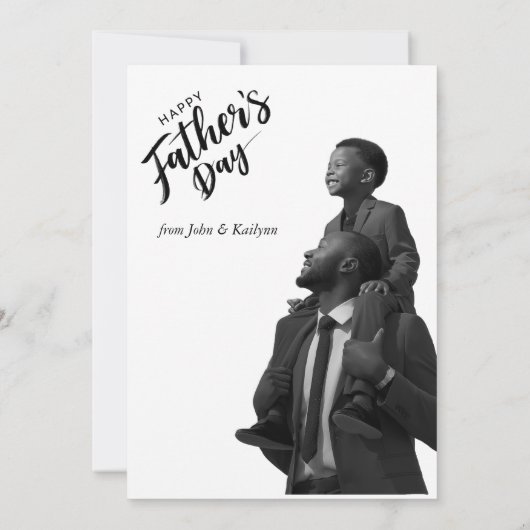 祝パパスタイル 招待状 (裏面)