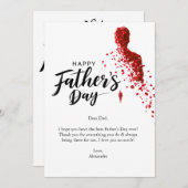 祝パパスタイル 招待状 (正面/裏面)