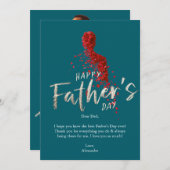 祝パパスタイル 招待状 (正面/裏面)