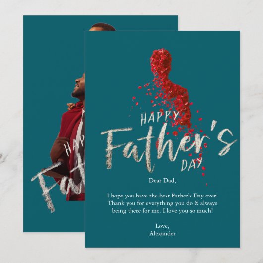 祝パパスタイル 招待状 (正面/裏面)