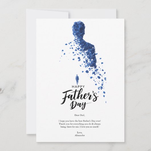 祝パパスタイル 招待状 (正面)