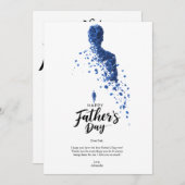 祝パパスタイル 招待状 (正面/裏面)